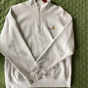 Carhartt WIP Half Zip American Script Sweatshirt